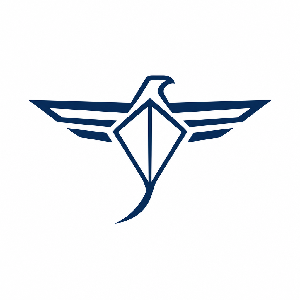 重庆天鸢科技工作室抽象飞翼标志 logo